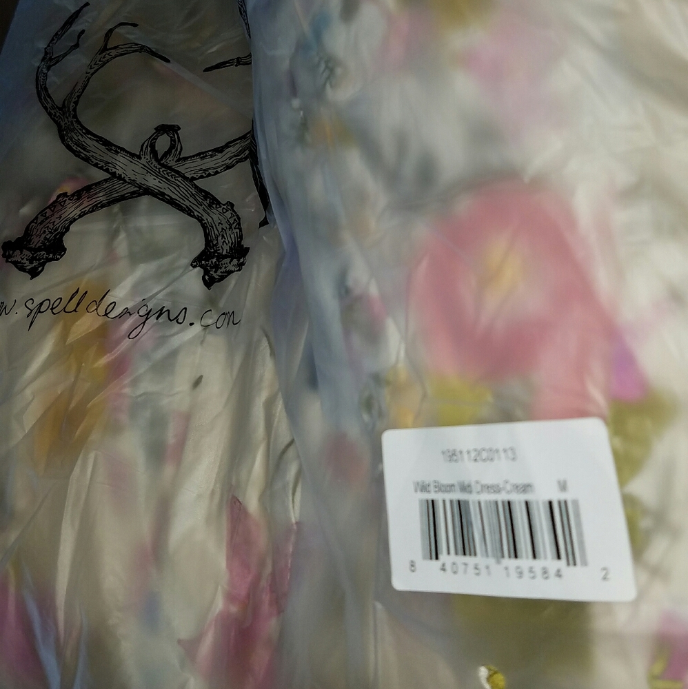 New spell designs FP wild bloom midi dress M - Picture 6 of 8